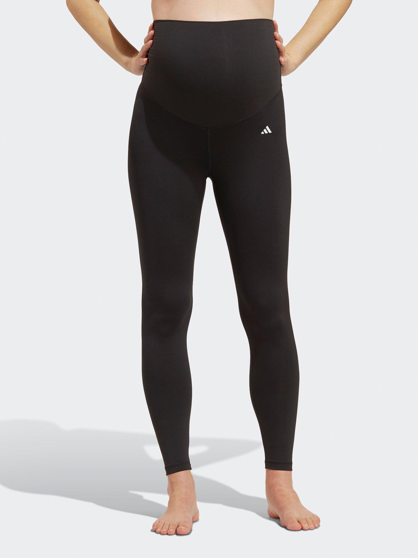 Maternity 7/8 Leggings. Pregnancy Workout Tights - Running Bare