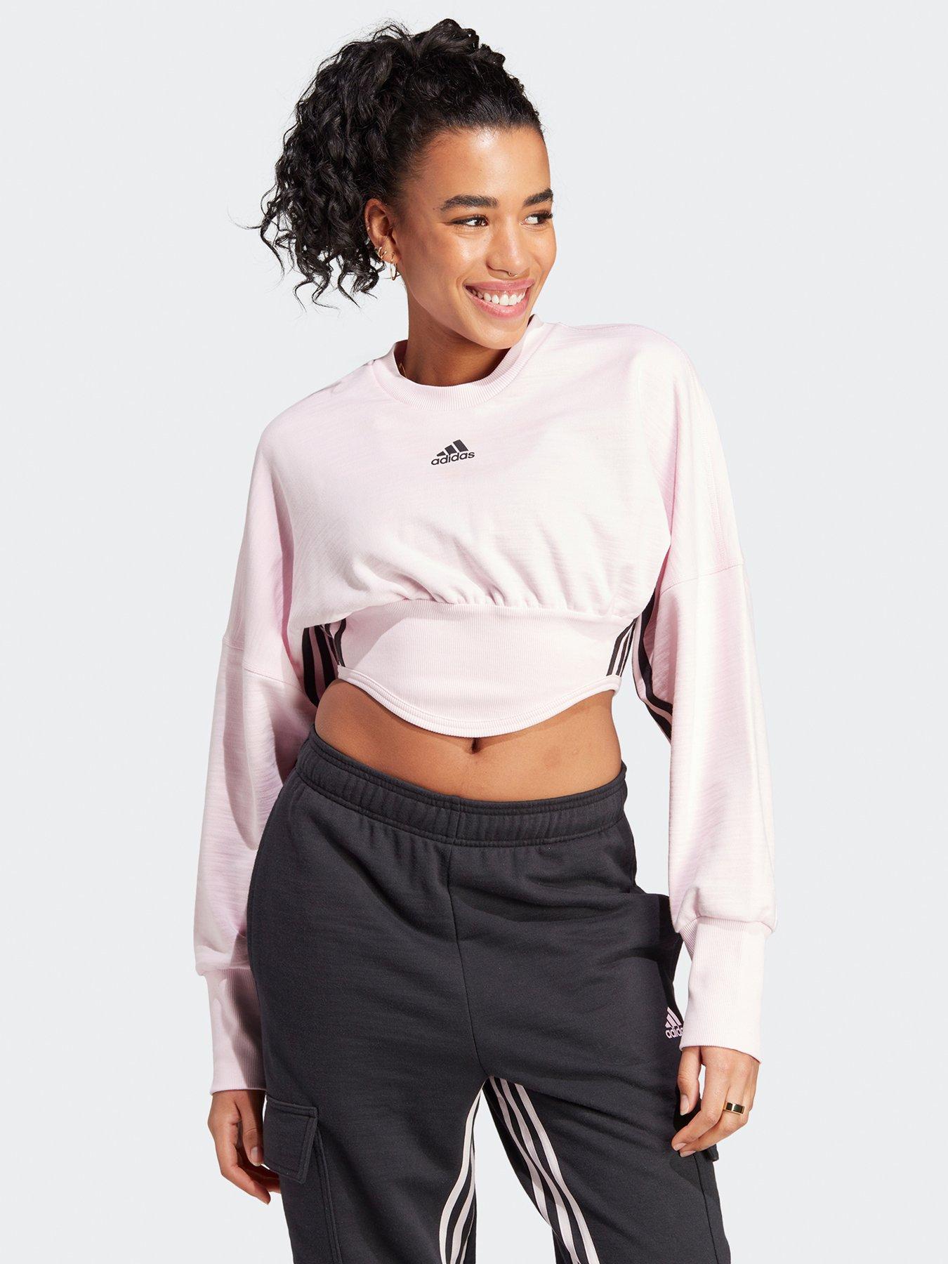 adidas Sportswear Sweatshirt (long Sleeve) - Pink, Pink, Size L, Women