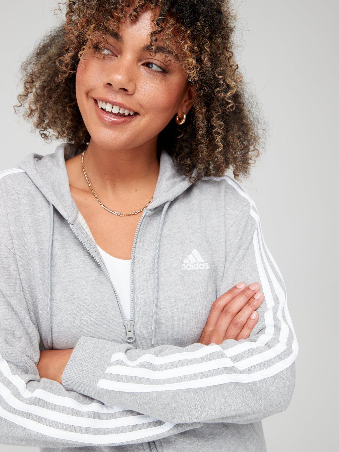 Adidas essentials zip hoodie best sale