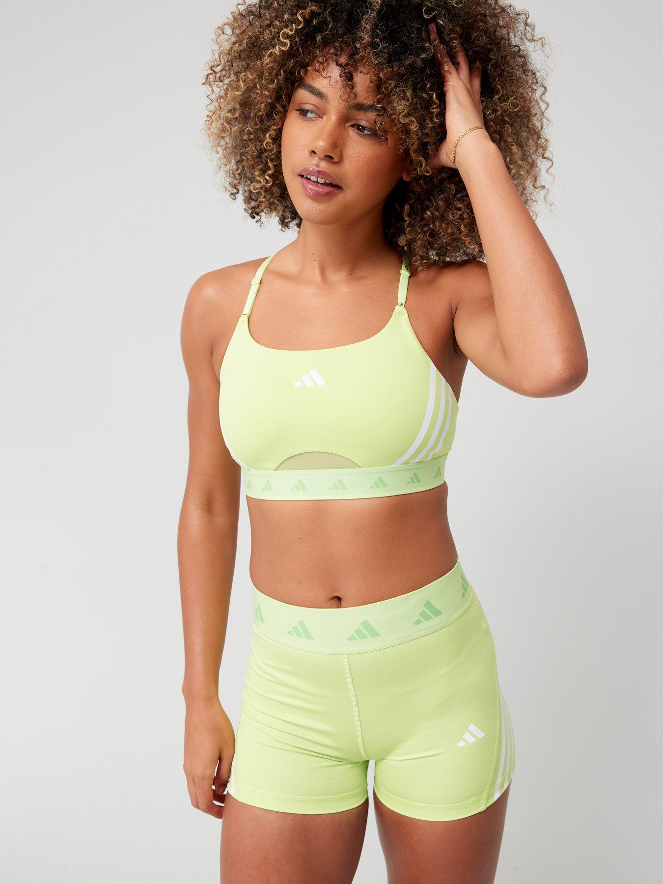 ADIDAS PERFORMANCE Bralette Sports Bra 'Aeroreact Hyperglam' in Dusky Pink