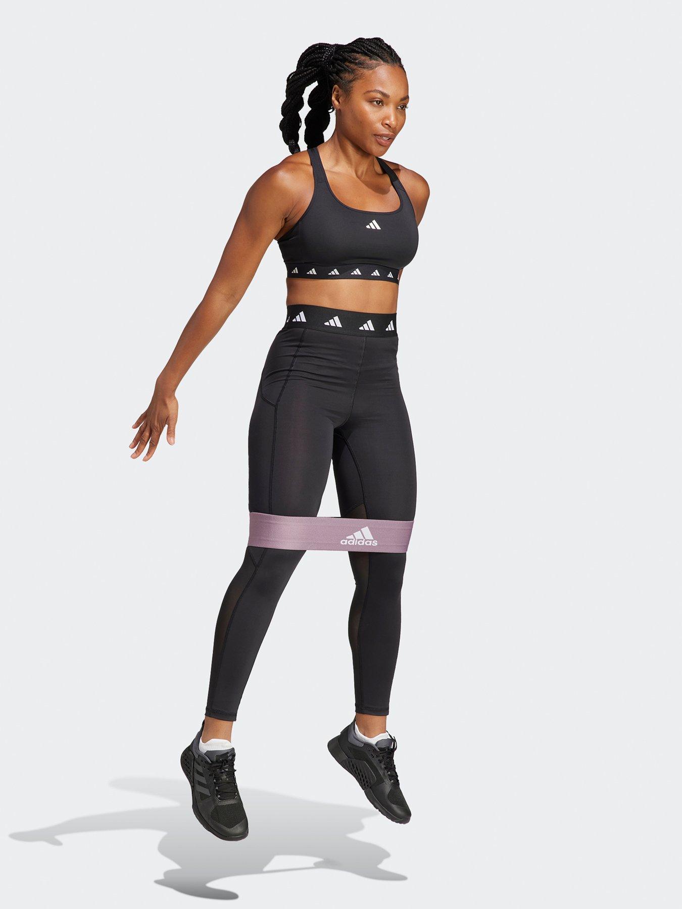 adidas Tights Techfit Stash - Black/White Women