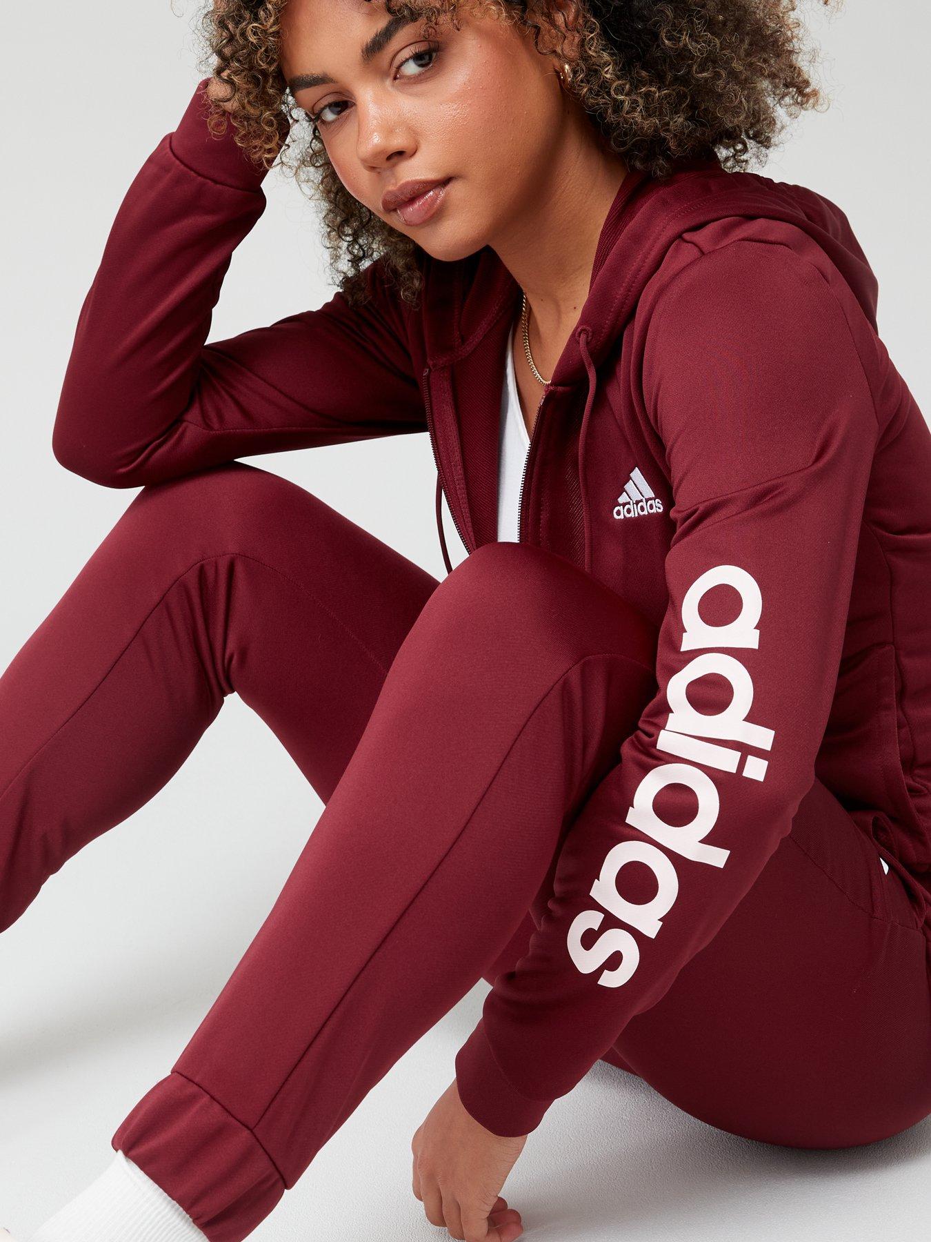 Linear Tracksuit Dark Red