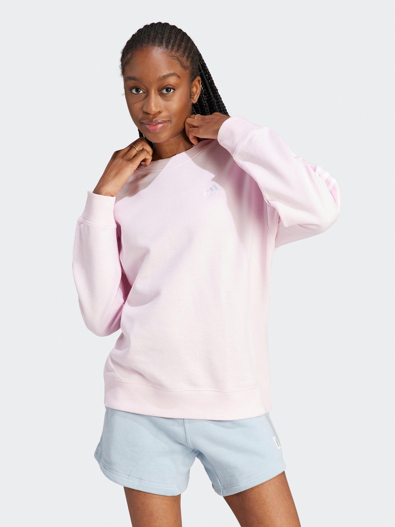 Pink adidas crew outlet neck