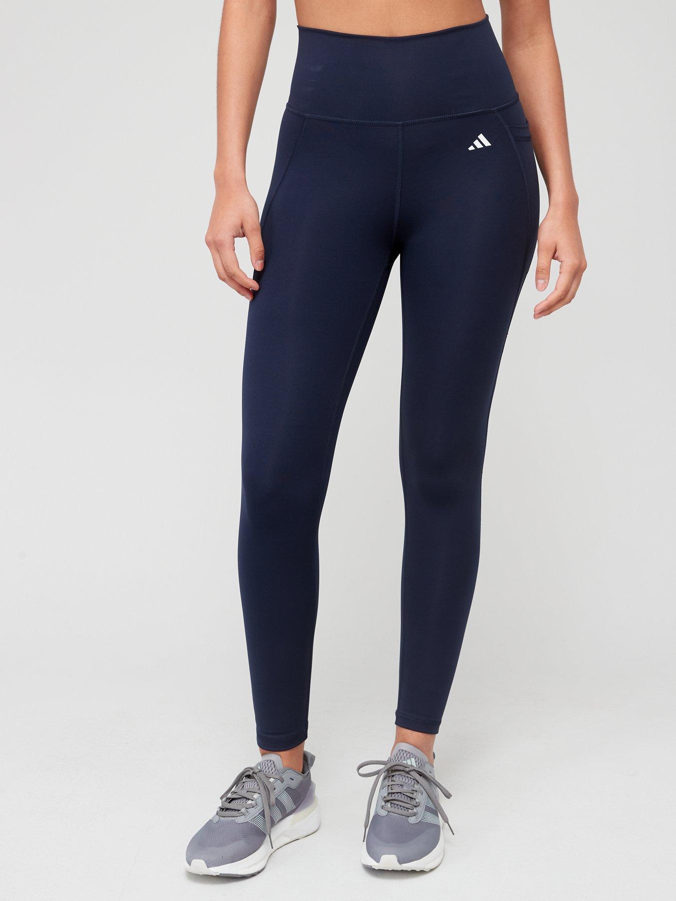 Women s Performance Optime Stash Pocket High waisted 7 8 Leggings NAVY