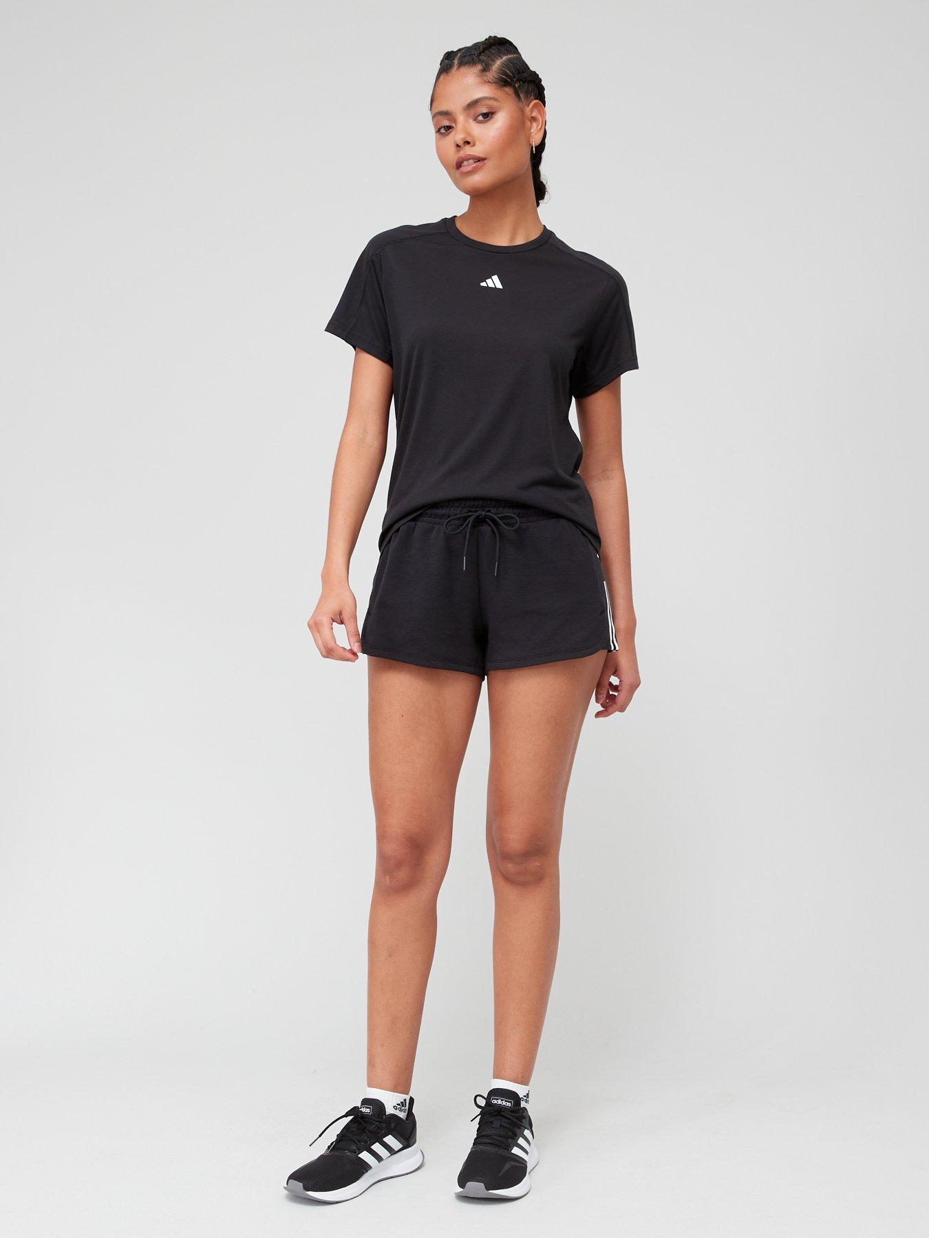 Image 3 of 6 of adidas Women's Performance Aeroready Train Essentials&nbsp;Crewneck T-shirt - Black