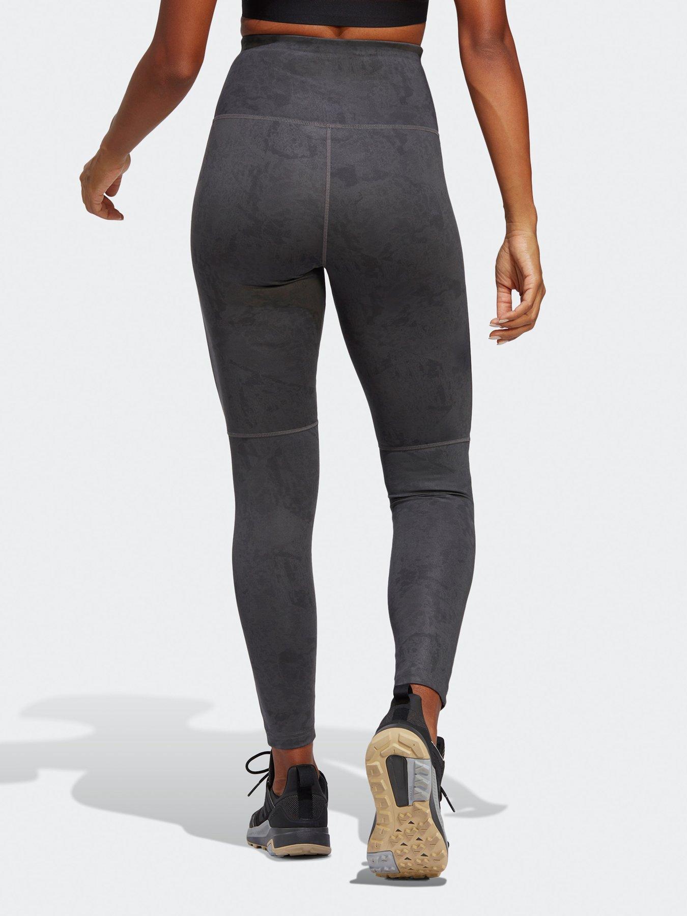 Image 2 of 4 of adidas Terrex Women's Multi Allover Print Leggings - Grey
