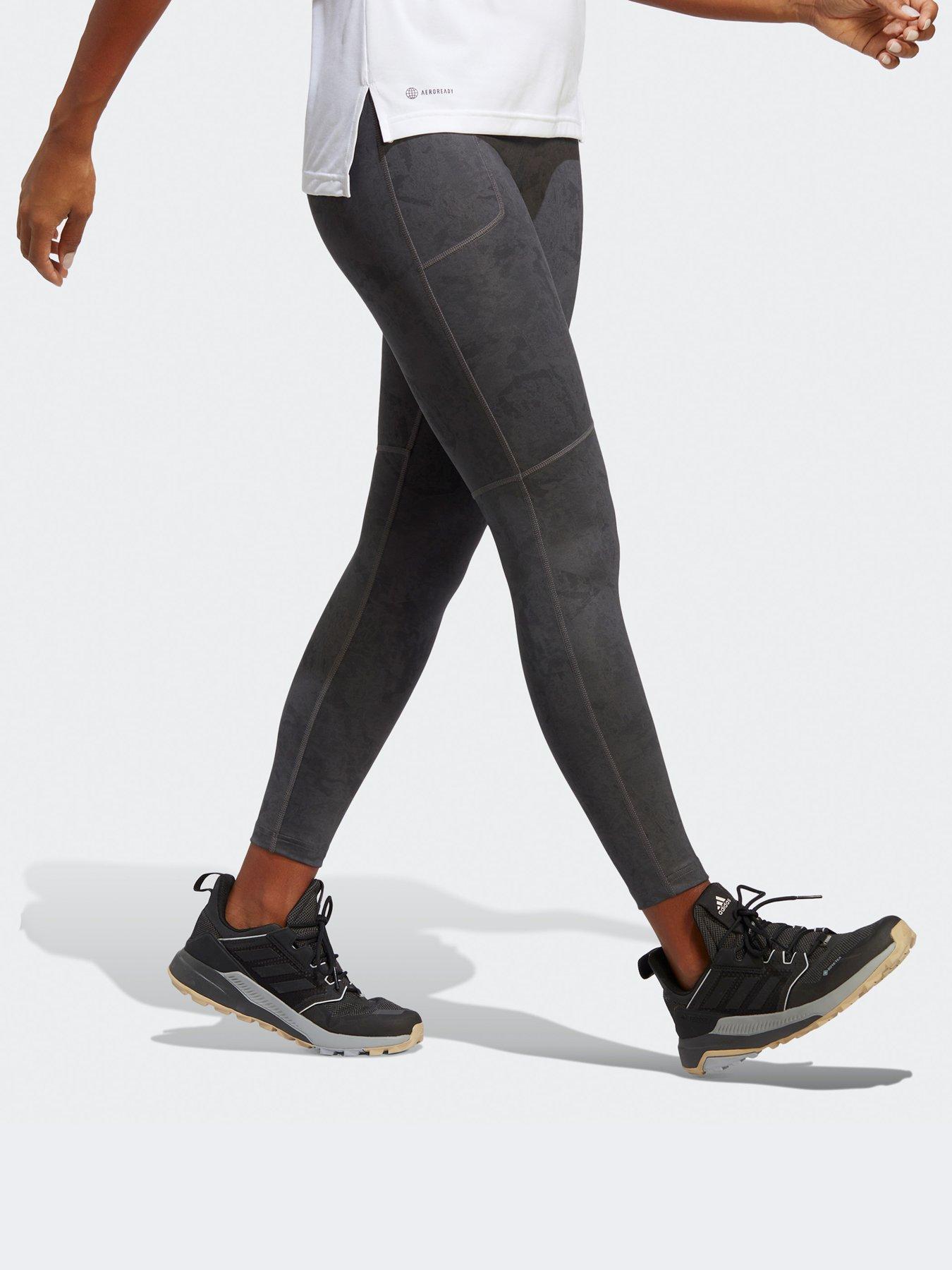 Image 3 of 4 of adidas Terrex Women's Multi Allover Print Leggings - Grey