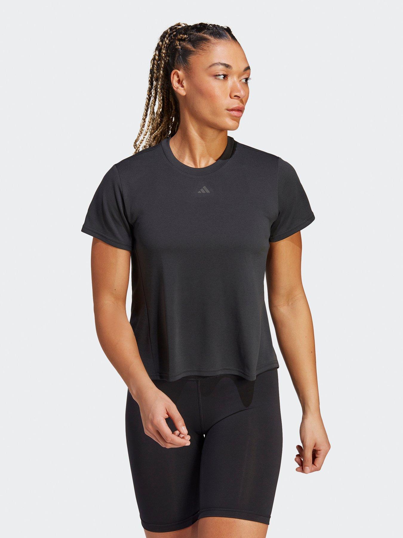 adidas Women's Performance Hiit Heat.rdy Sweat-conceal Training T-shirt ...