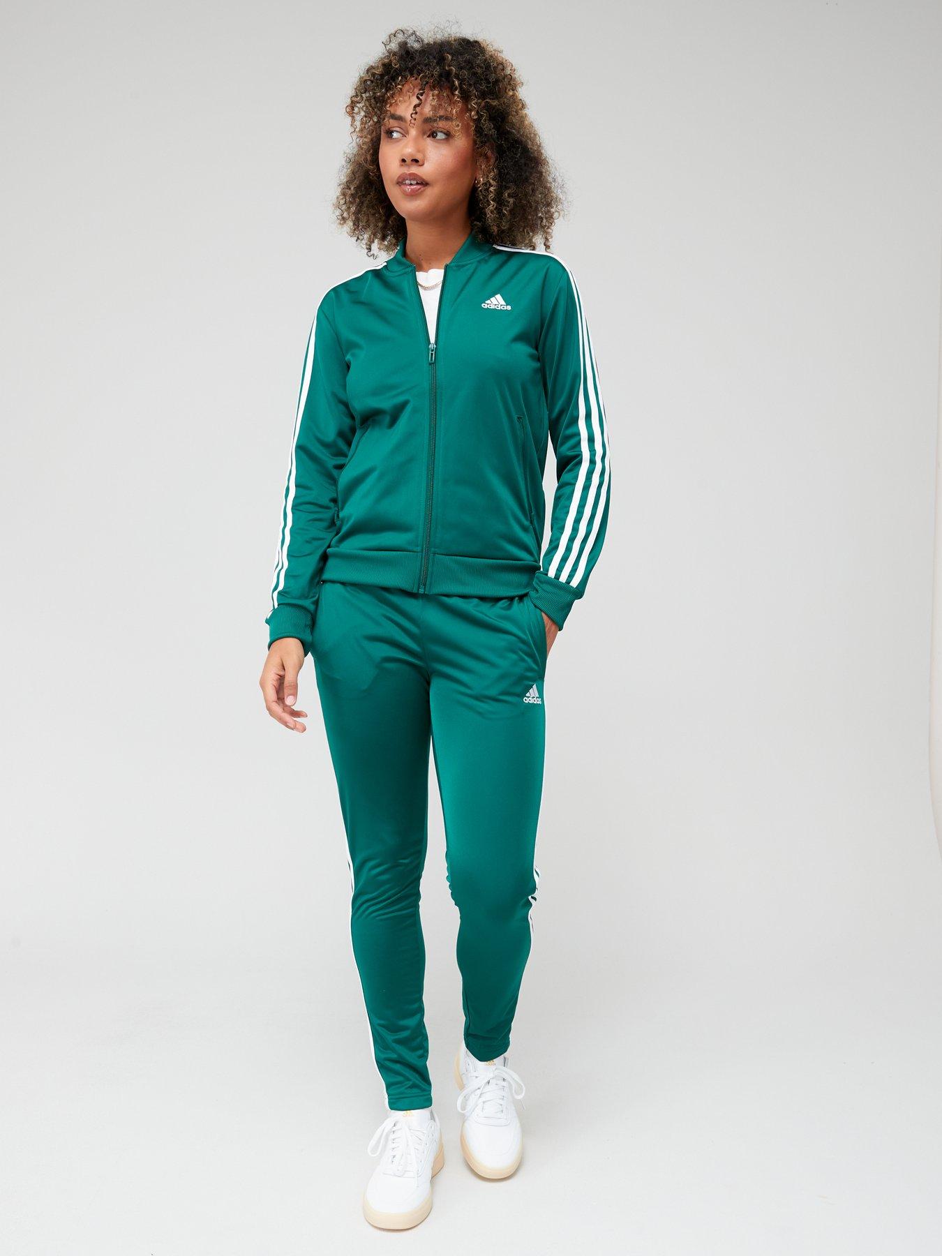 Adidas velvet tracksuit womens deals