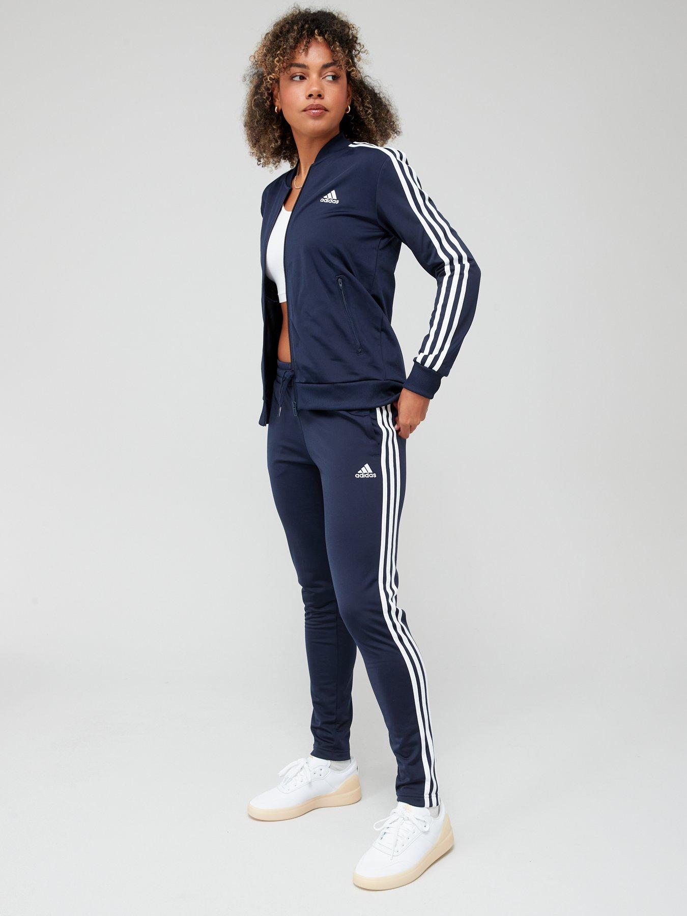 Womens blue hot sale adidas tracksuit