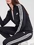  image of adidas-sportswear-womens-3-stripe-tracksuit-blackwhite