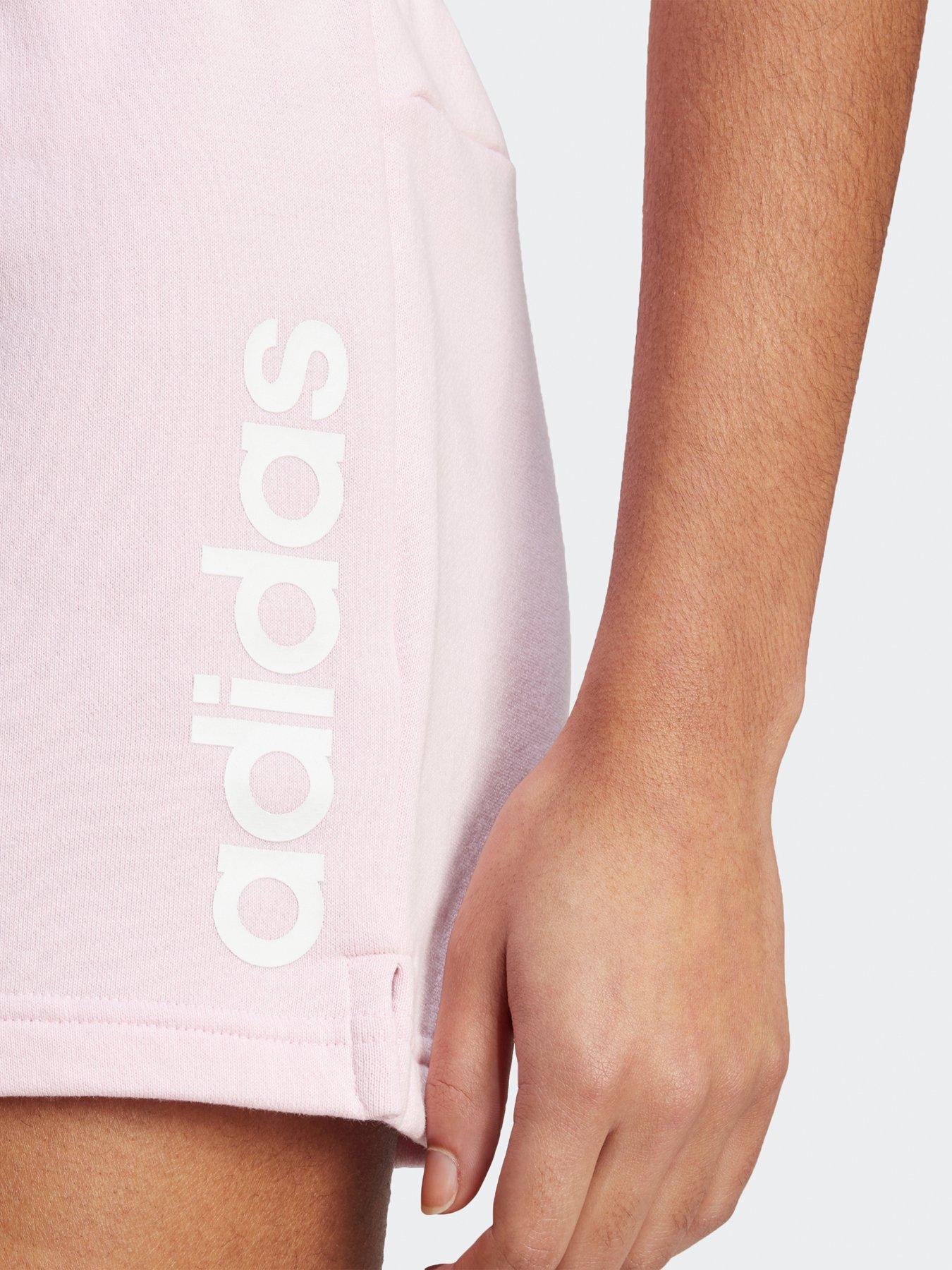 Image 4 of 4 of adidas Sportswear Womens Linear Shorts - Pink