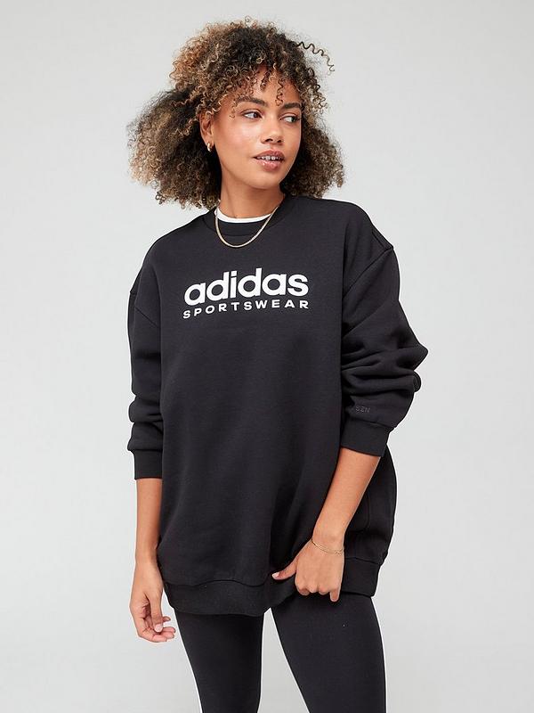 adidas Sportswear All Szn Fleece Graphic Sweatshirt - Black