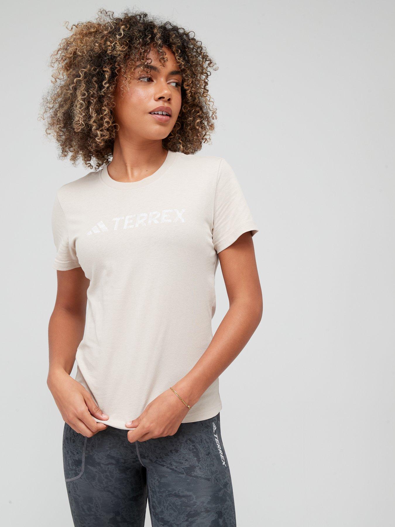 Ladies adidas t shirt hot sale sale