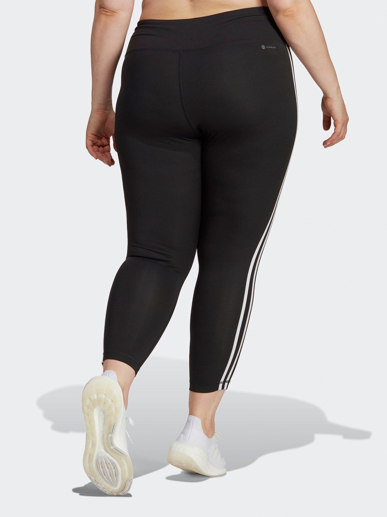 adidas Train Essentials 3-Stripes High-Waisted 3/4 Leggings