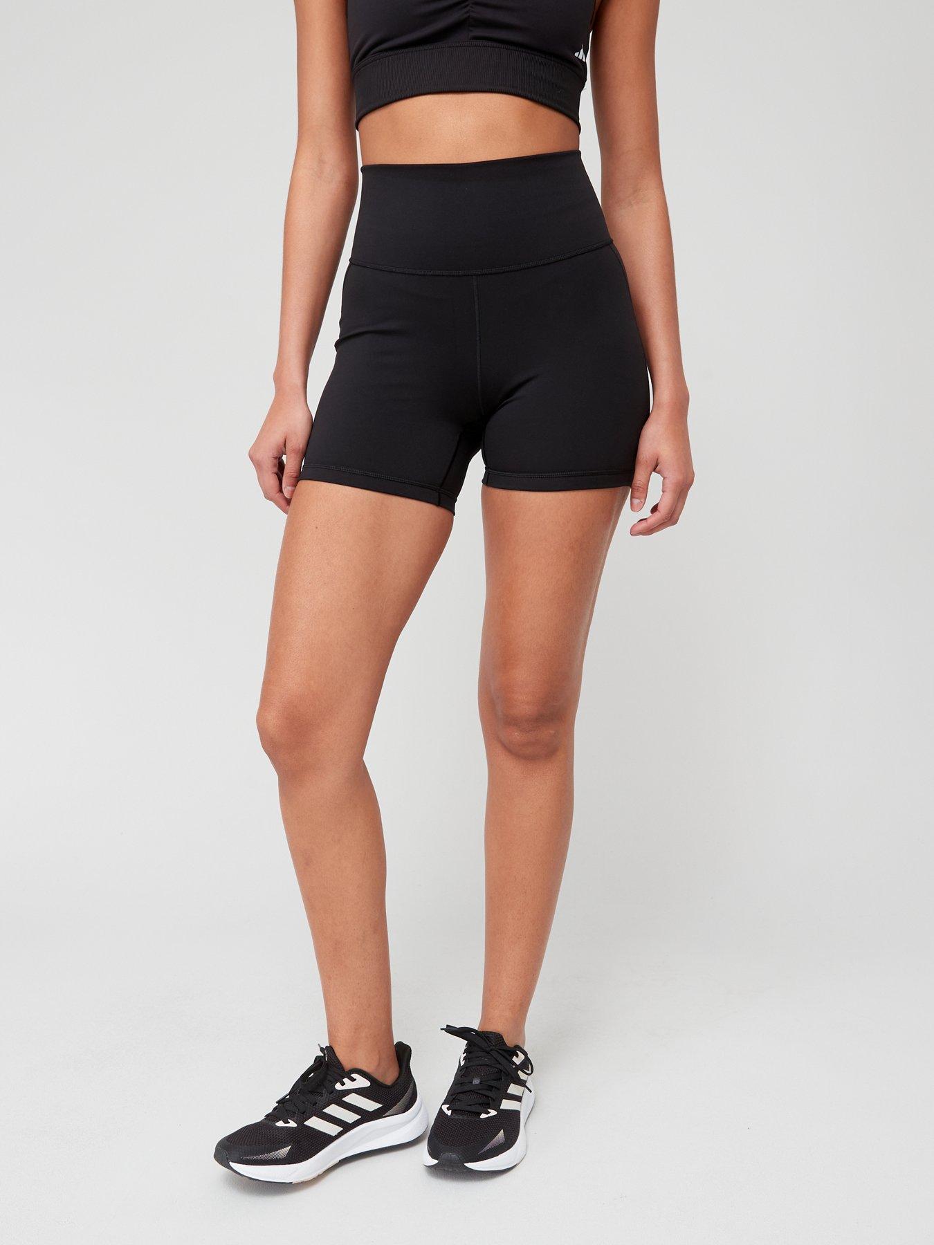 Womens black legging shorts cheap