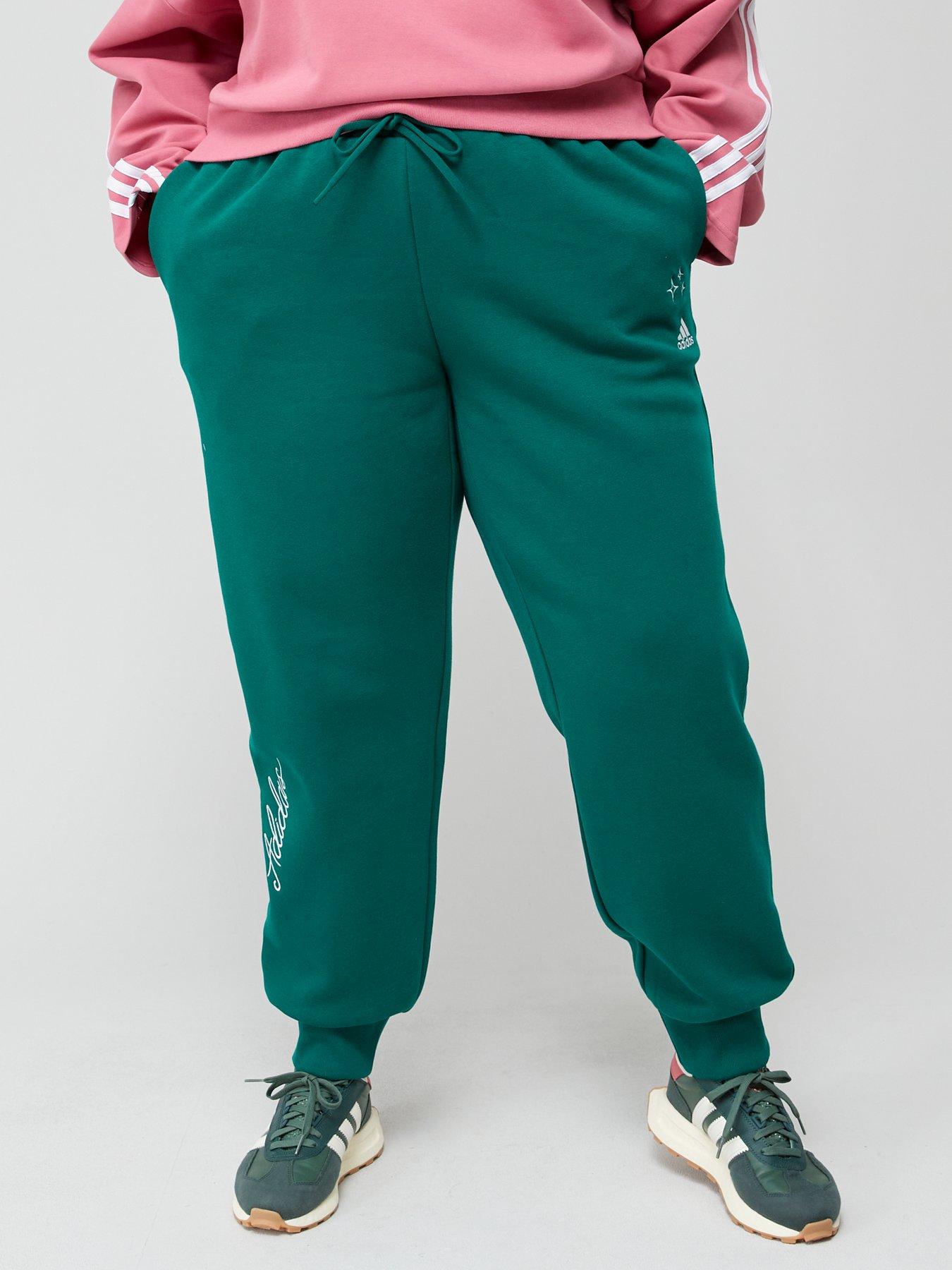 Womens green hot sale adidas joggers