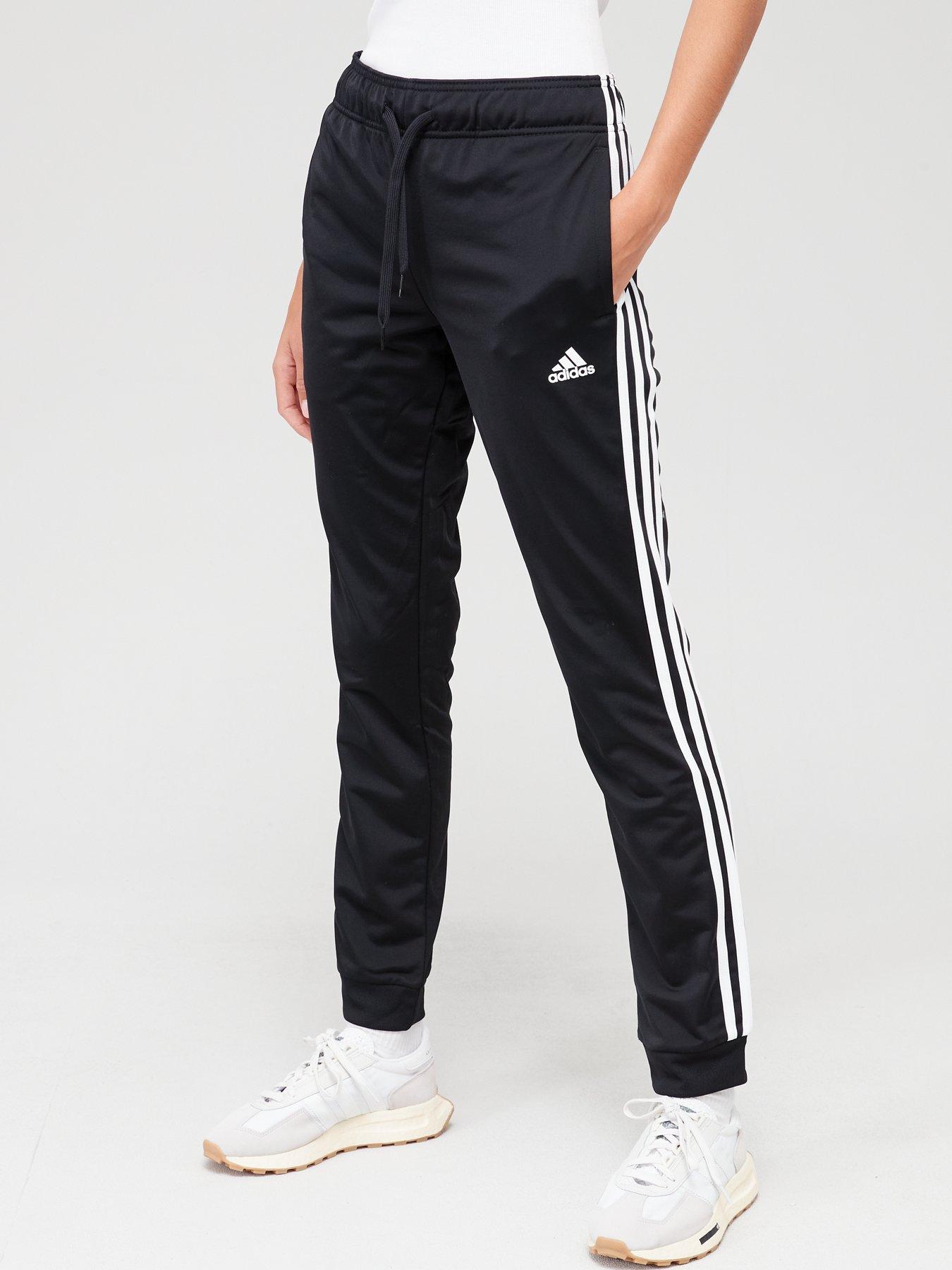 adidas Girls' Tiro Track Pants, Grey Six/Clear Pink, Medium
