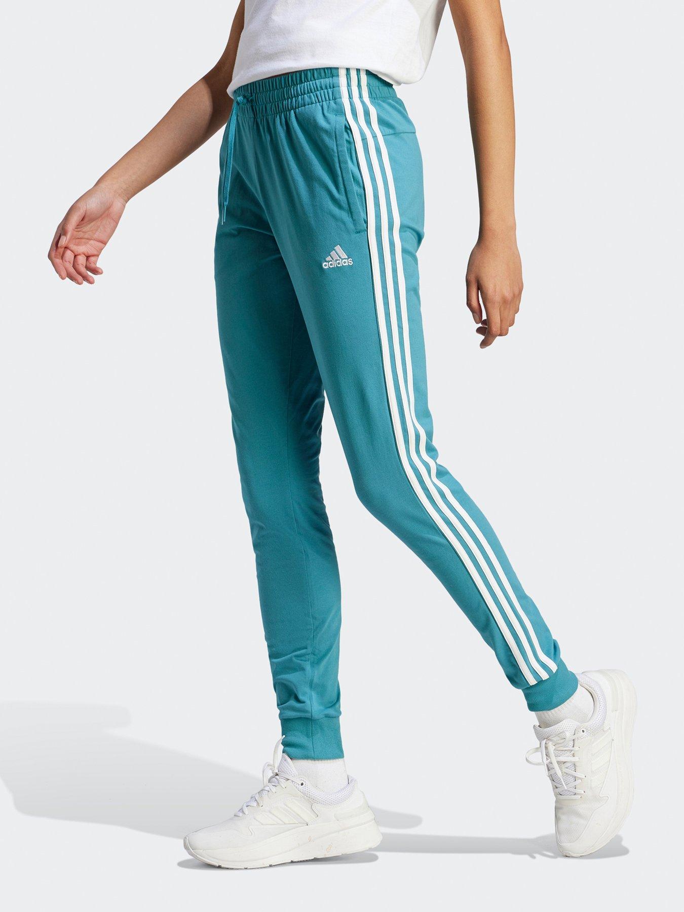 Adidas 3 stripe online joggers