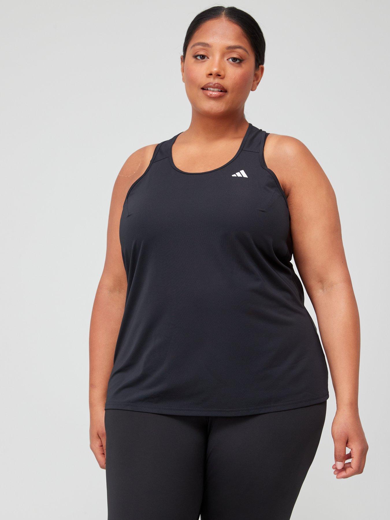 Plus size running tank hot sale tops