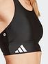  image of adidas-performance-branded-beach-bikini-blackwhite