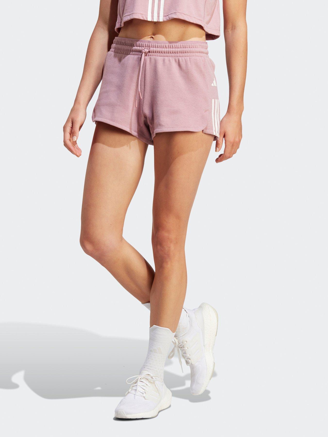 Adidas shorts womens store pink