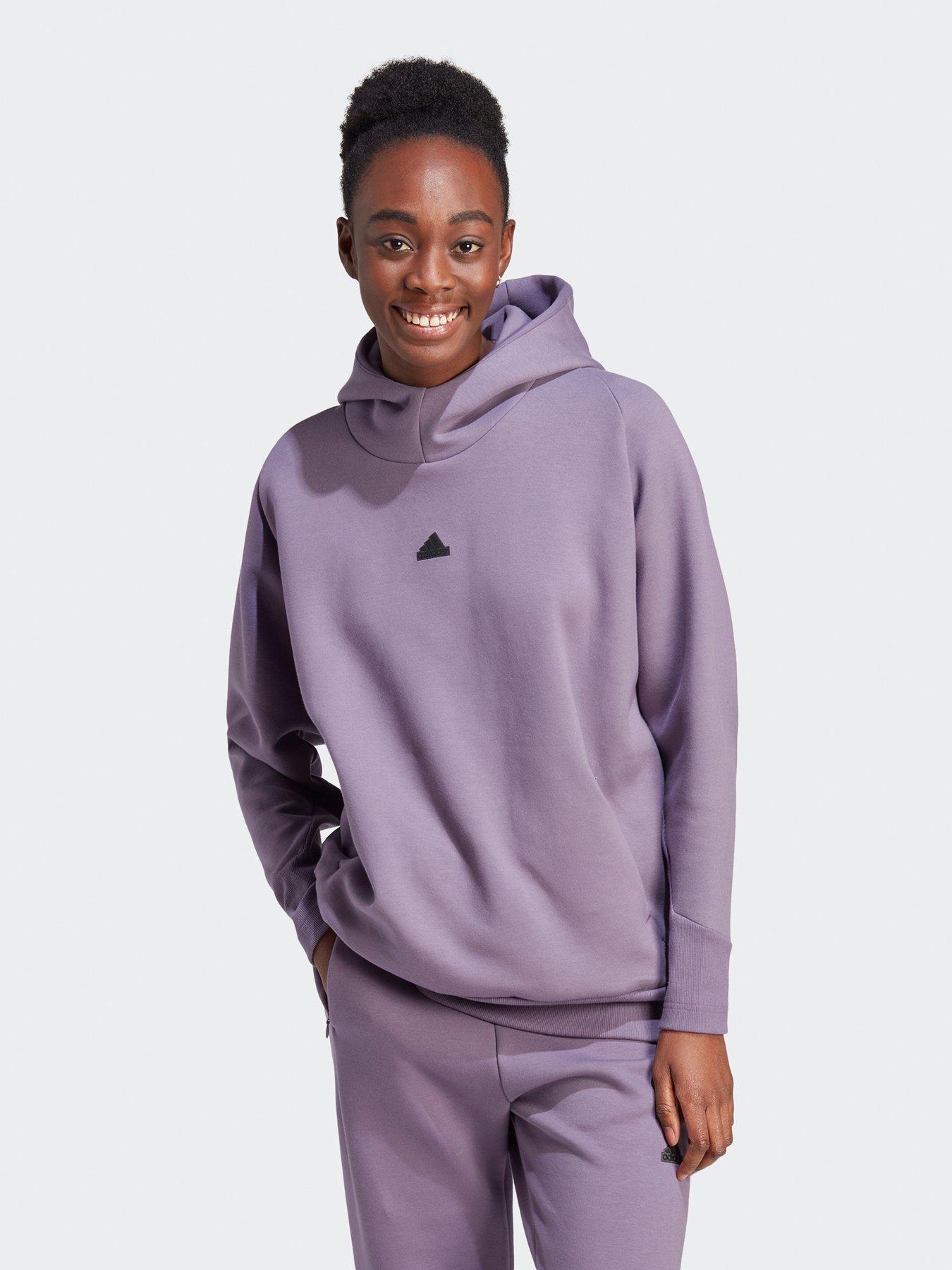 Adidas store lilac hoodie