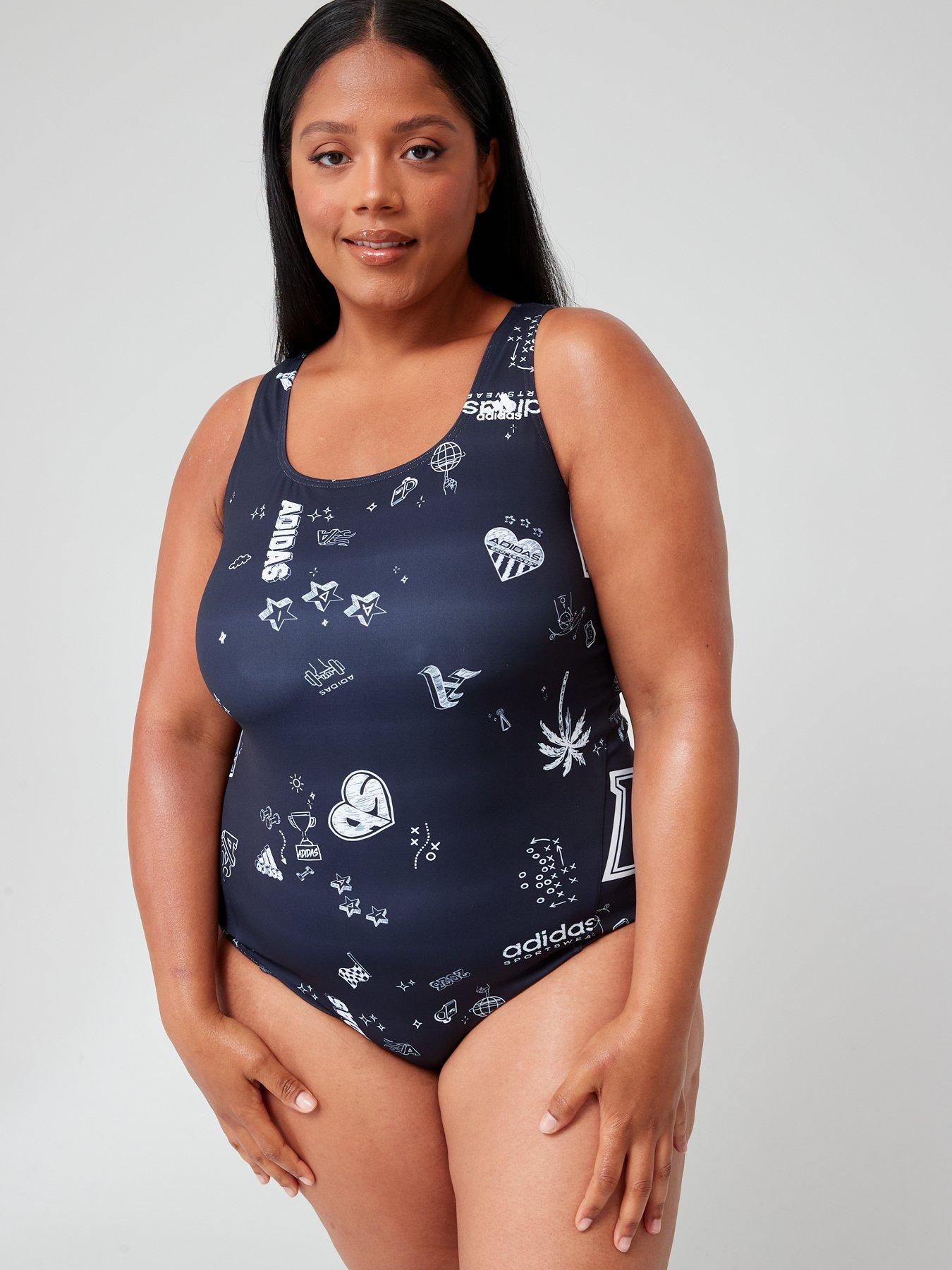 Plus size adidas on sale swimsuit