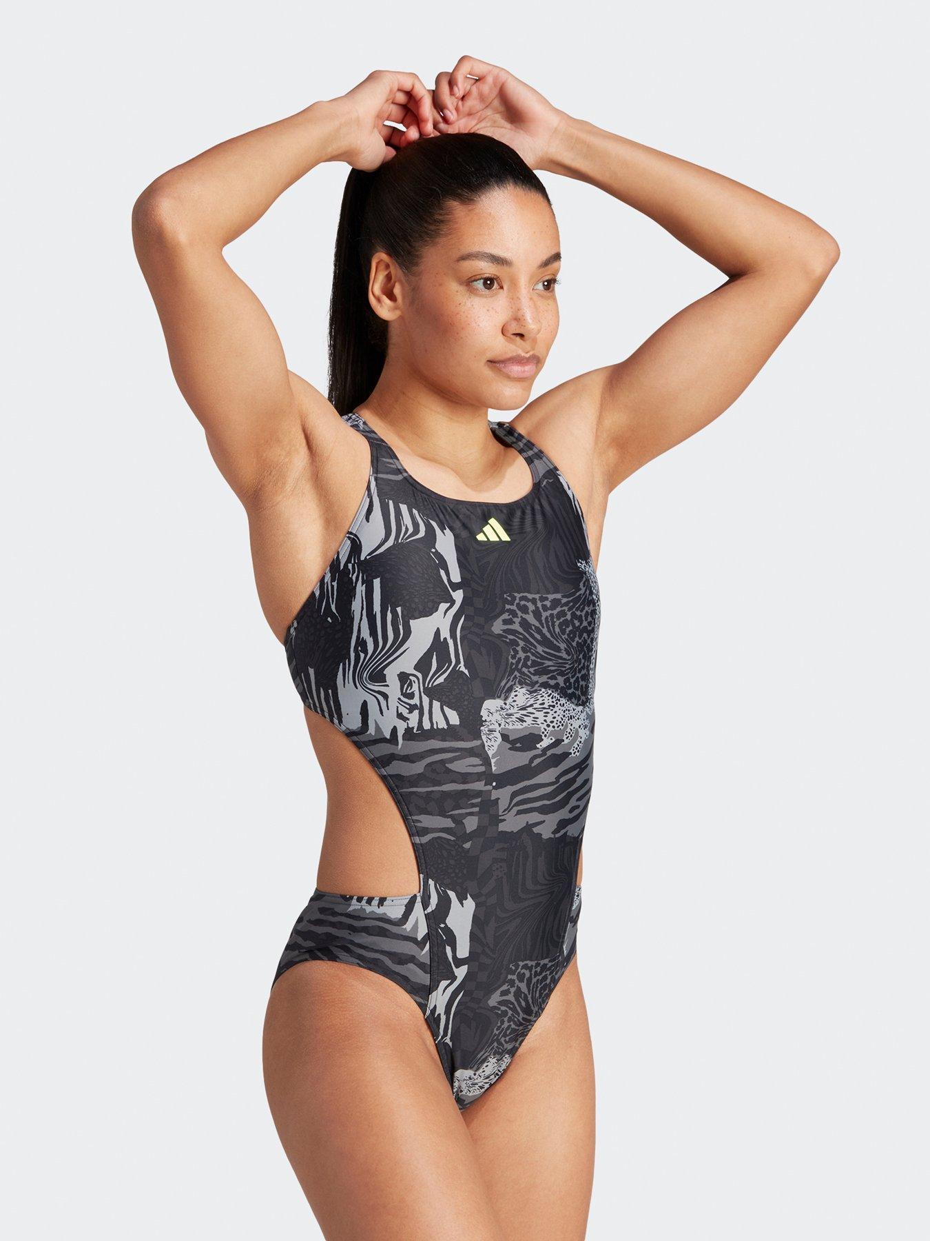 adidas Performance Swimsuit Grey Very