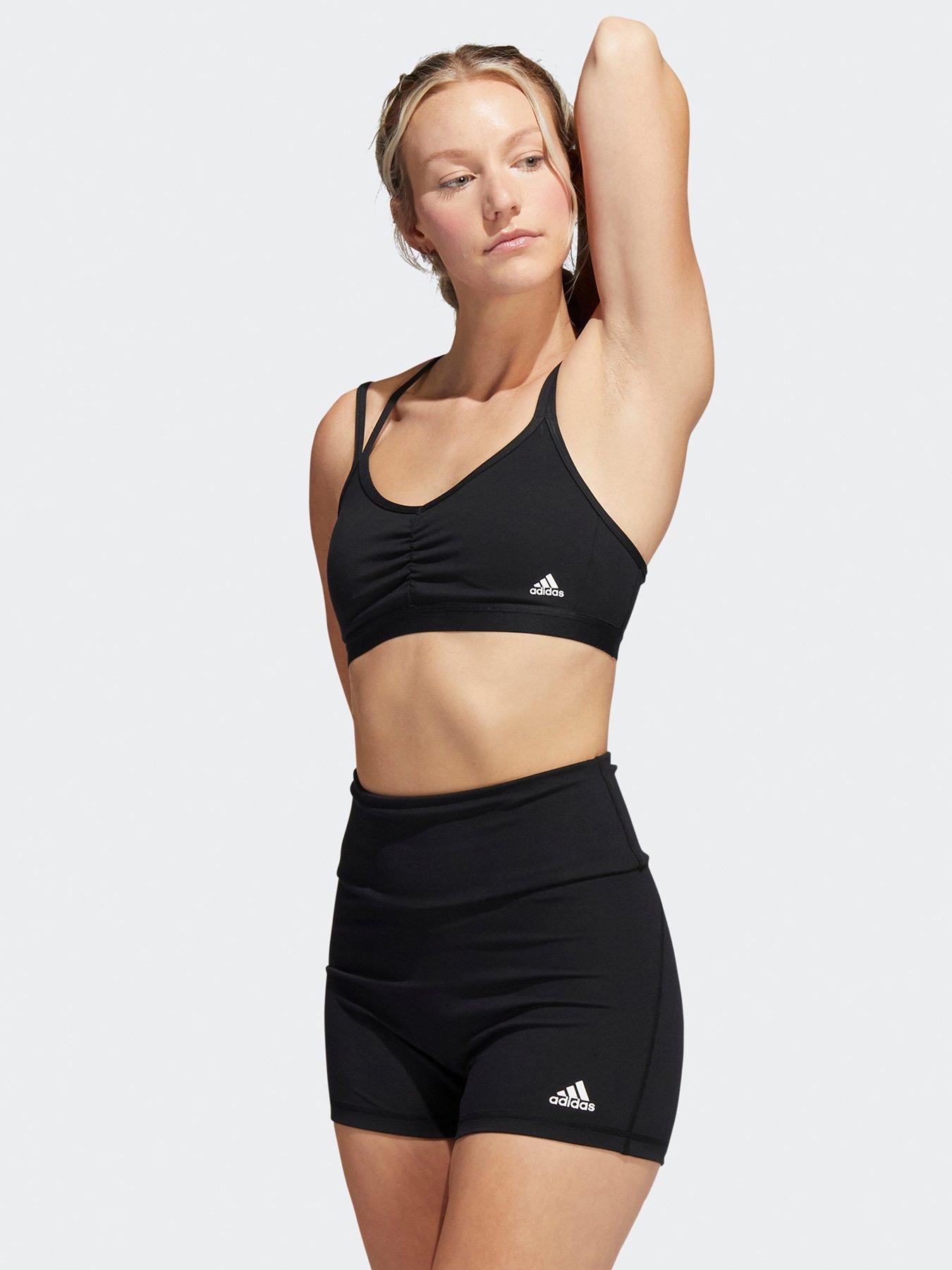 adidas Performance Yoga Essentials Light-support Bra - Black