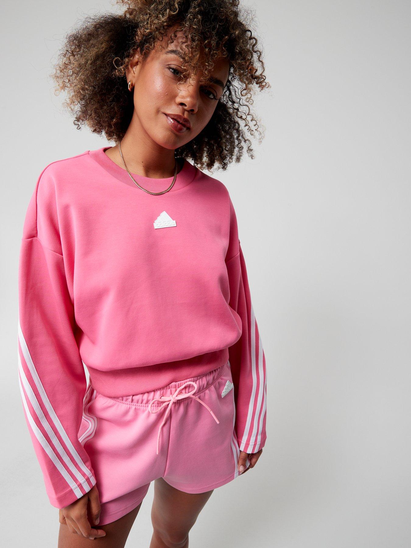 Buy adidas Pink Sportswear Essentials 3 Stripes High Waisted