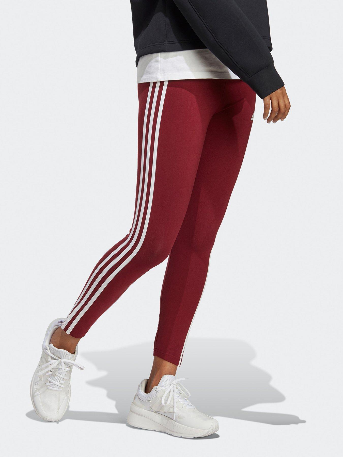 Adidas Women's Essential High Waisted Workout Leggings Yoga -Silver  Dawn-Large