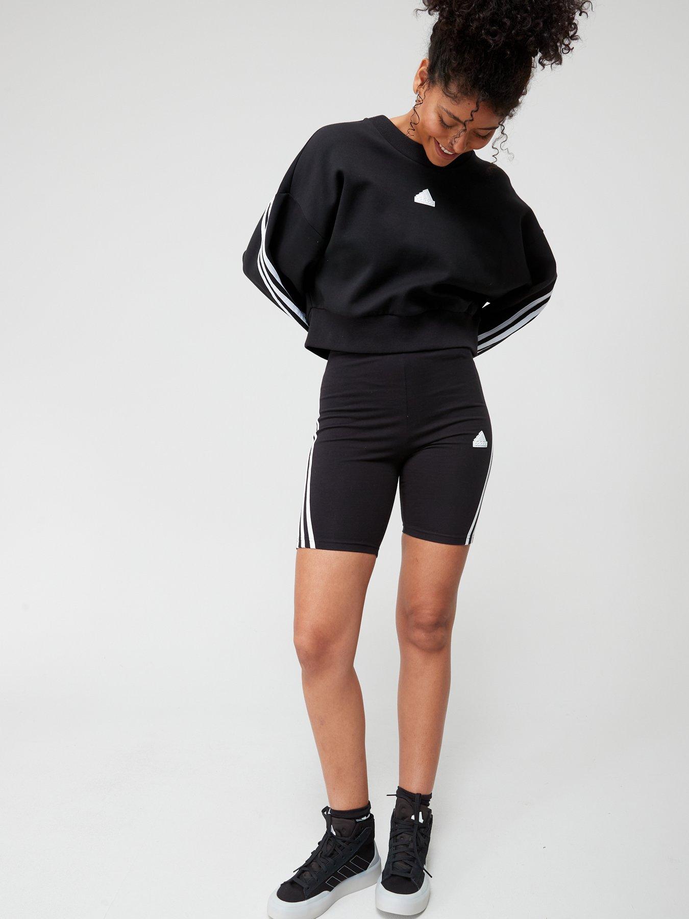 Black adidas best sale bike shorts