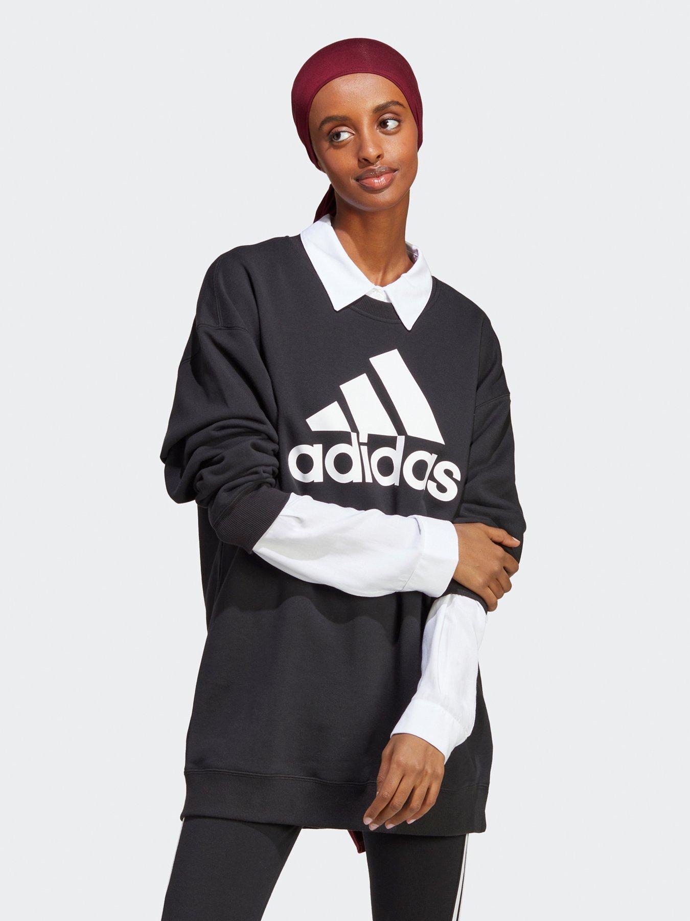 Adidas originals essential crew neck sweat in outlet white