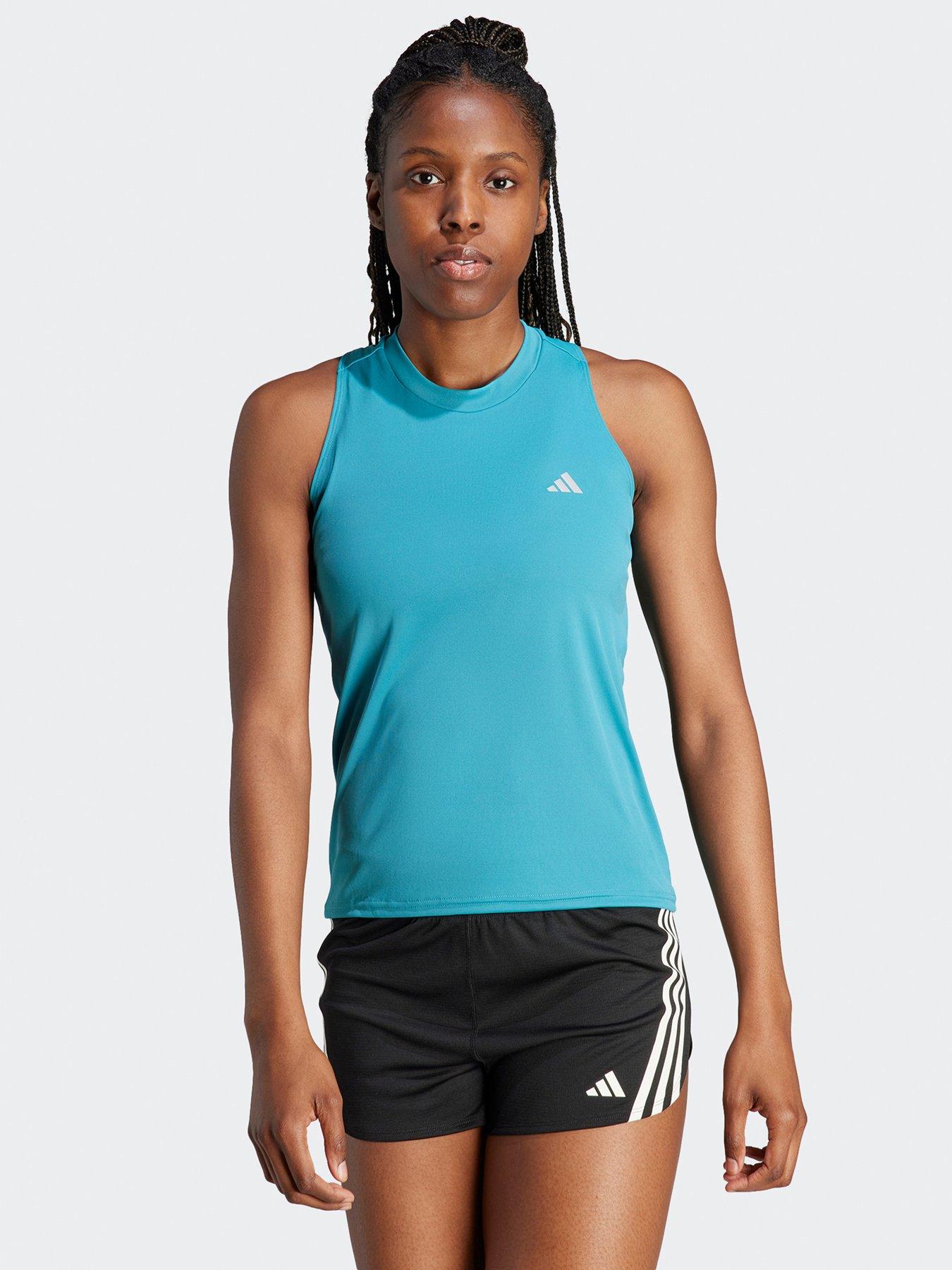 Adidas Badge of Sport Tank Top Glow Blue EB4539 – Sportstar Pro