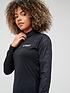  image of adidas-terrex-womens-multi-half-zip-long-sleeve-top-black