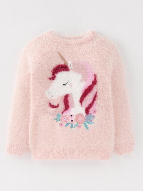 mini-v-by-very-girls-unicorn-knitted-jumper-pink