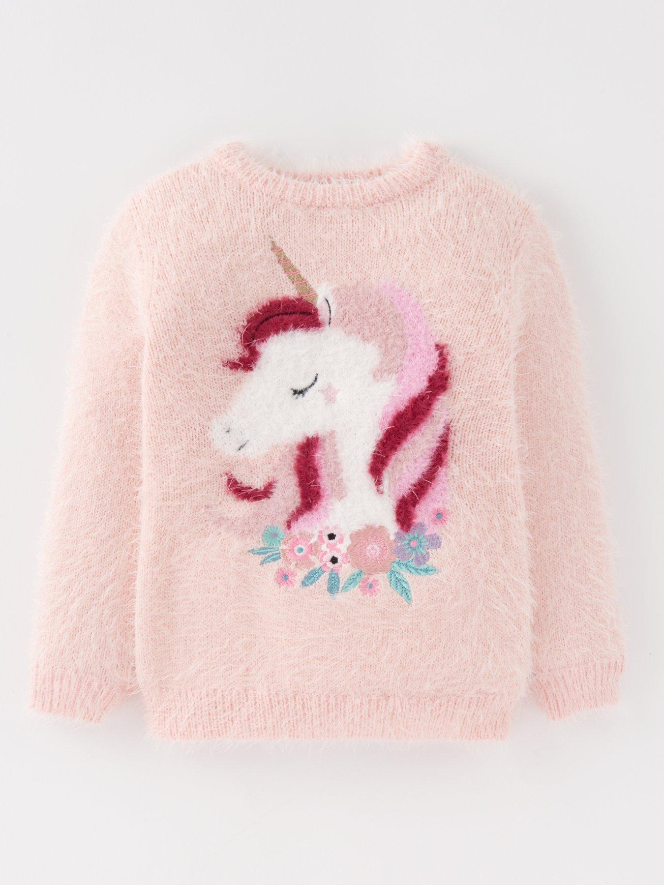 Unicorn on sale girls jumper