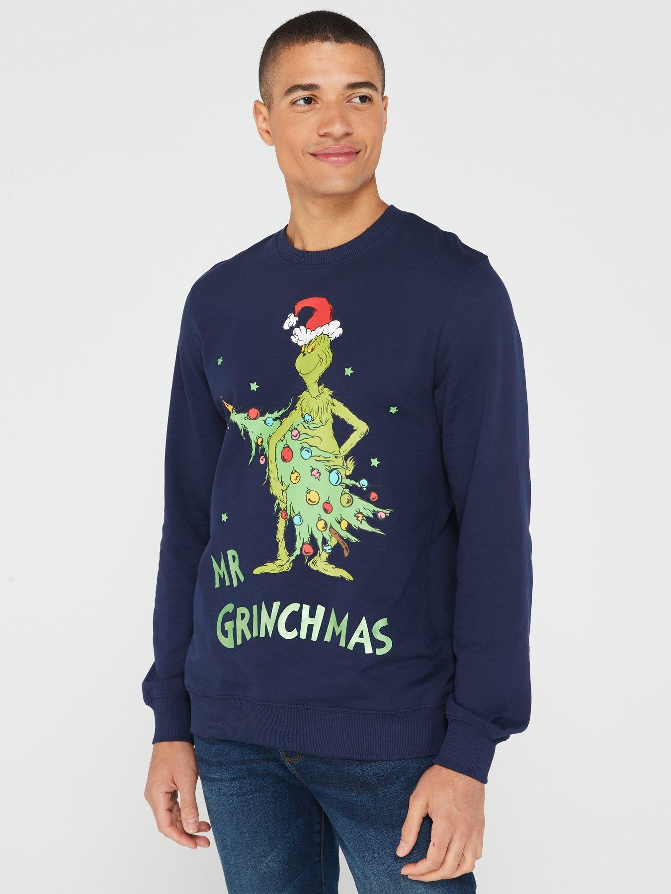 Mens grinch clearance sweatshirt