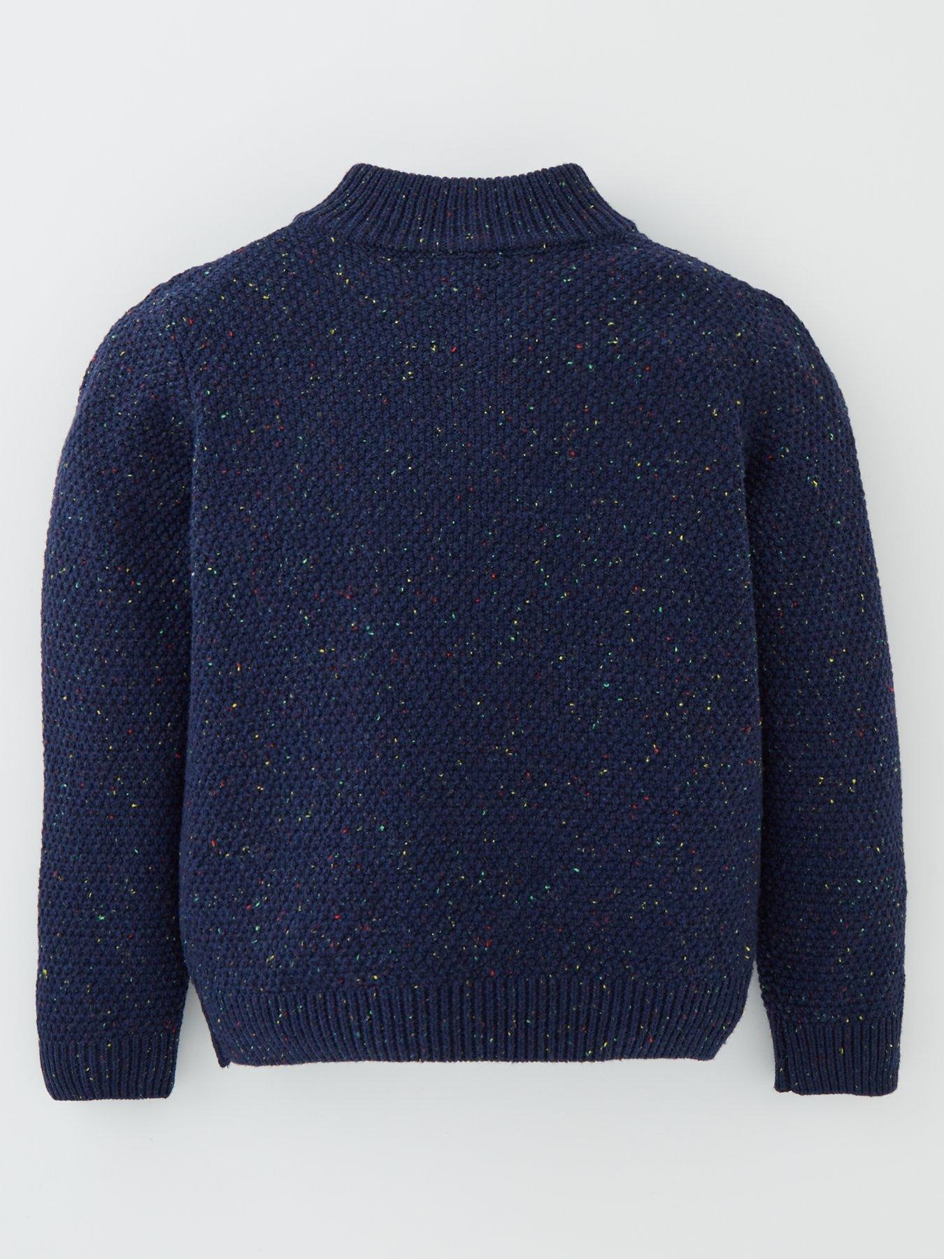 Boys navy blue jumper best sale