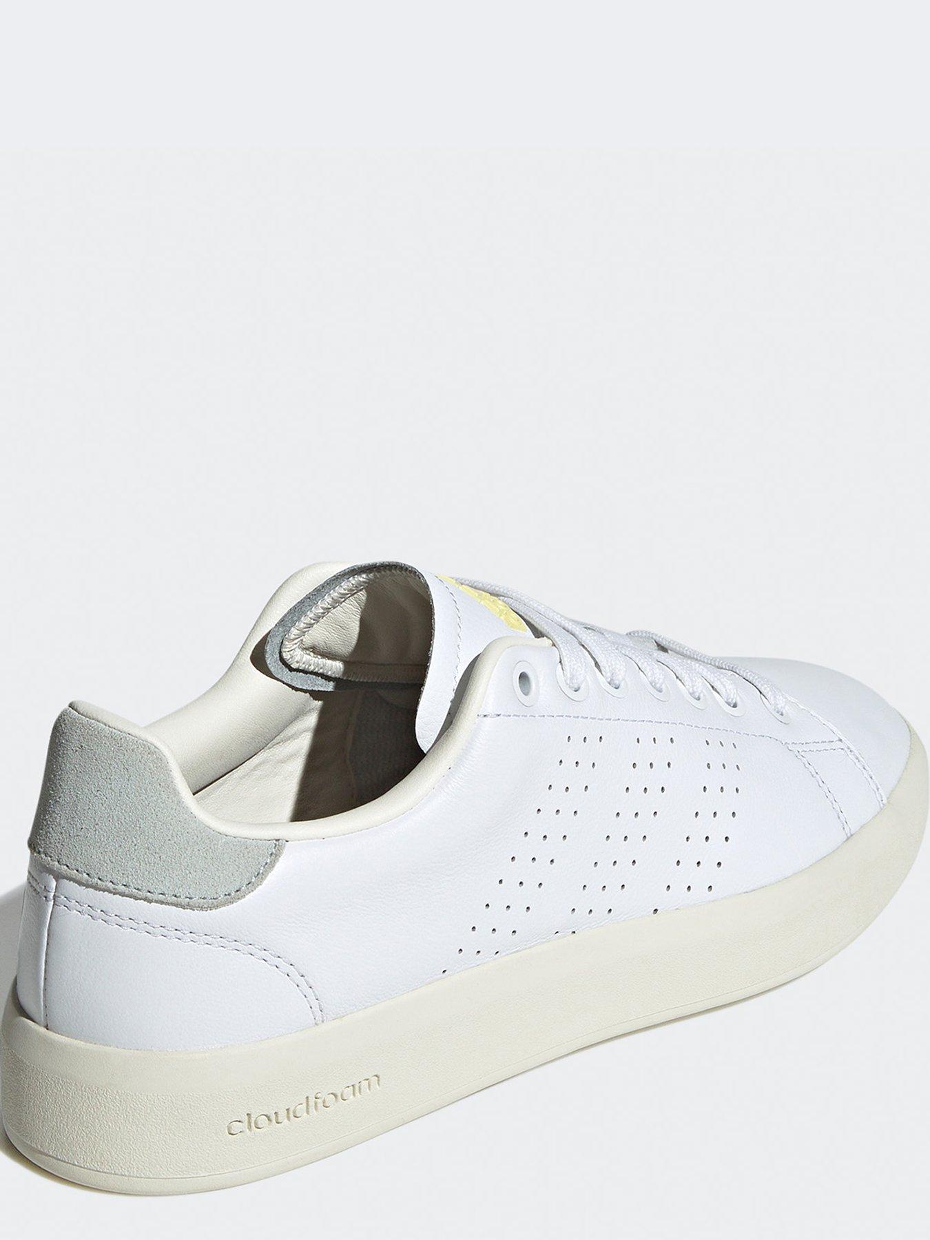 Adidas neo cloudfoam outlet advantage women's trainers white