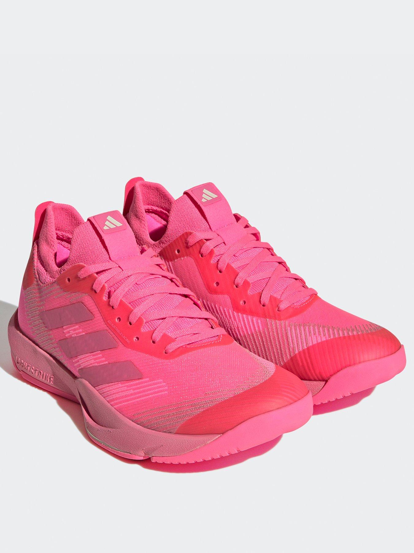 Bright pink adidas trainers hotsell