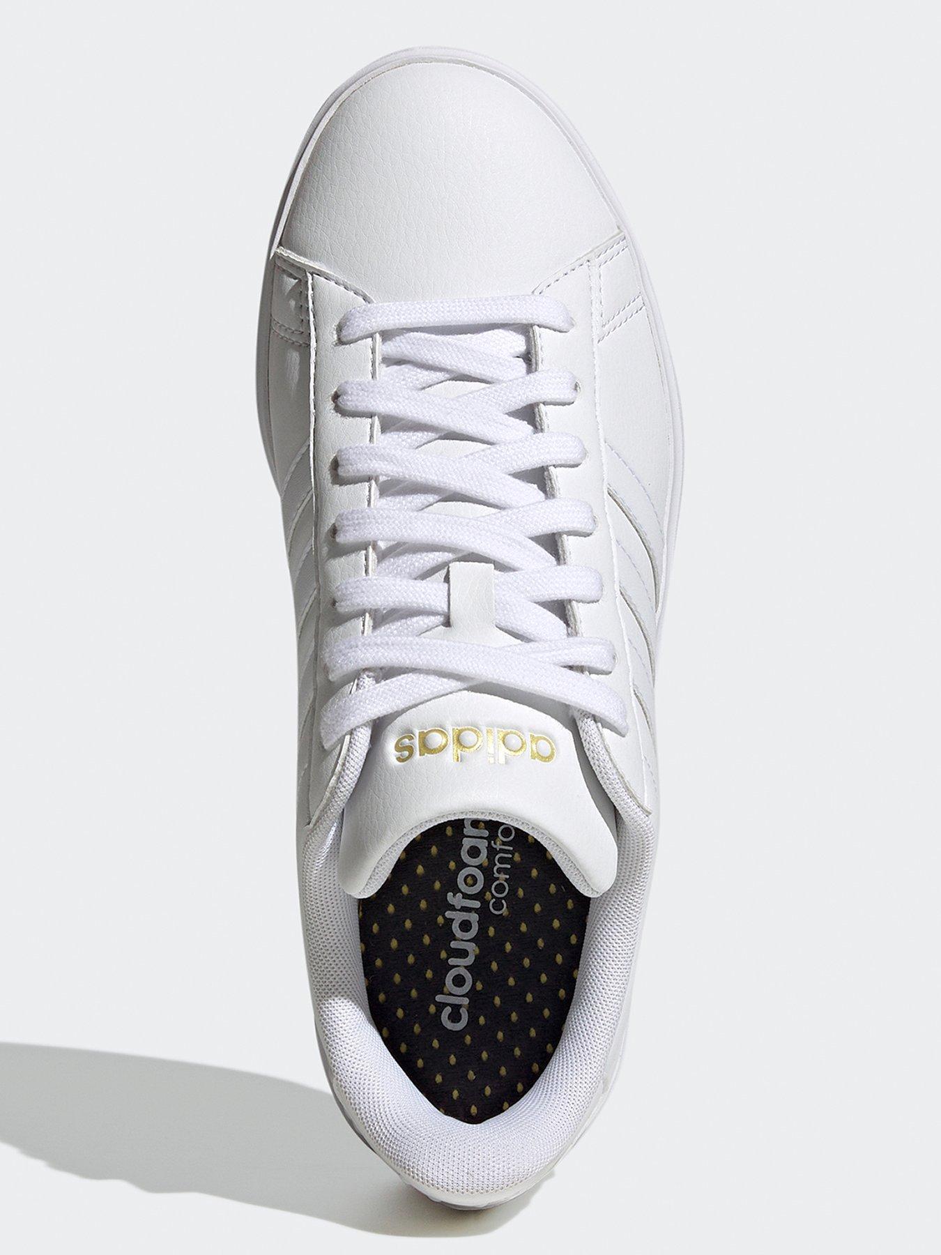 Image 4 of 6 of adidas Sportswear Womens Grand Court 2.0 Trainers - White