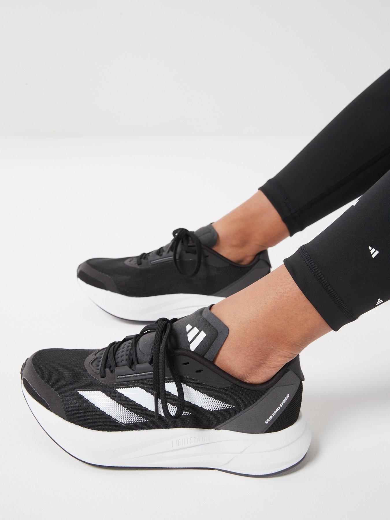 Adidas slip deals on trainers black