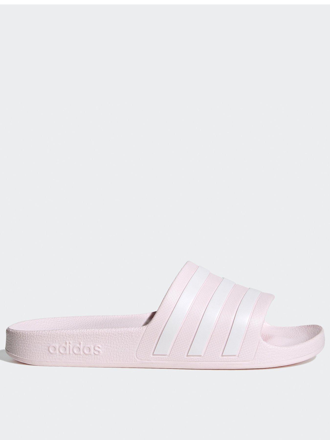 adidas Sportswear Womens Adilette Aqua Sliders - Light Pink