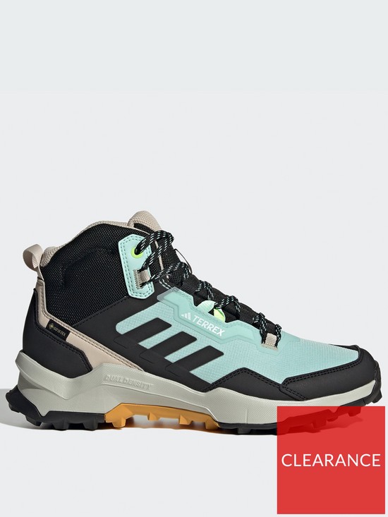 front image of adidas-terrex-womens-ax4-mid-gore-tex-hiking-trainers-blue
