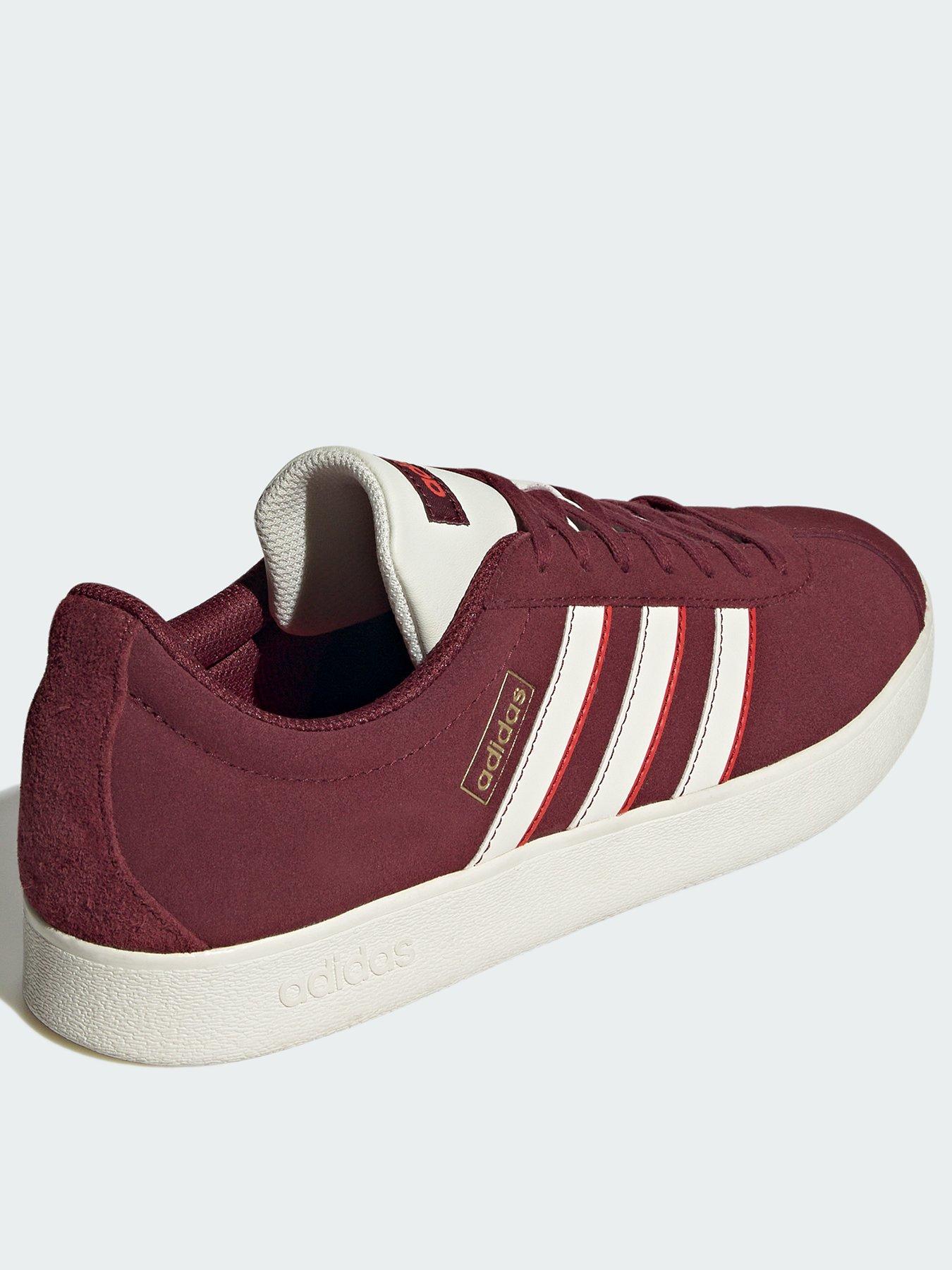 Adidas vl court 2. on sale burgundy