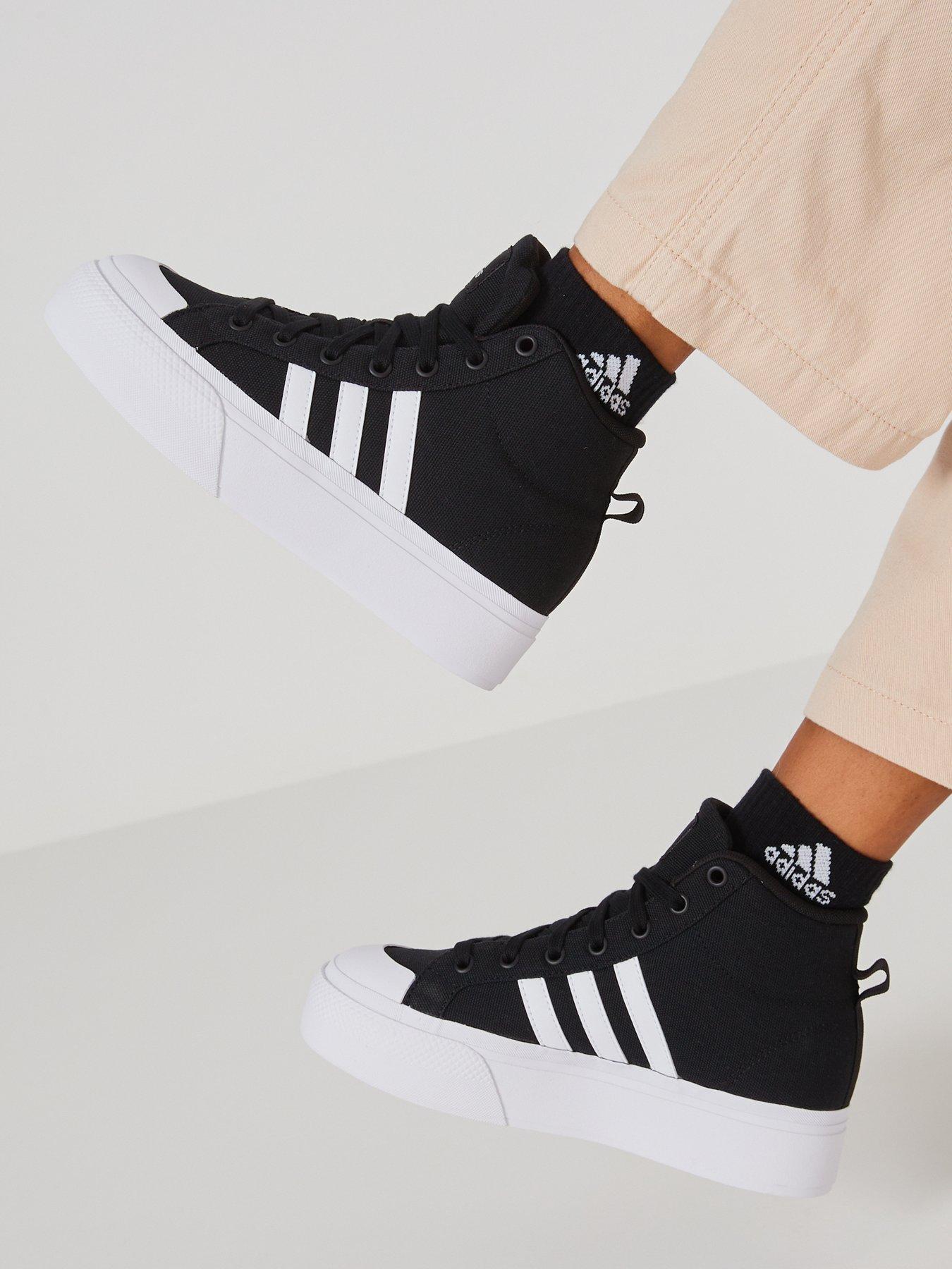 adidas Sportswear Bravada 2.0 Mid Platform Trainers - Black | Very.co.uk