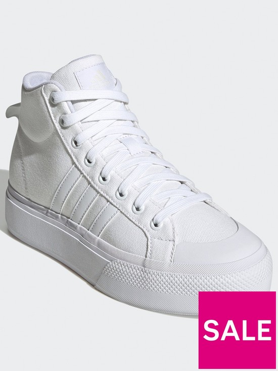 stillFront image of adidas-sportswear-bravada-20-mid-platform-trainers-white