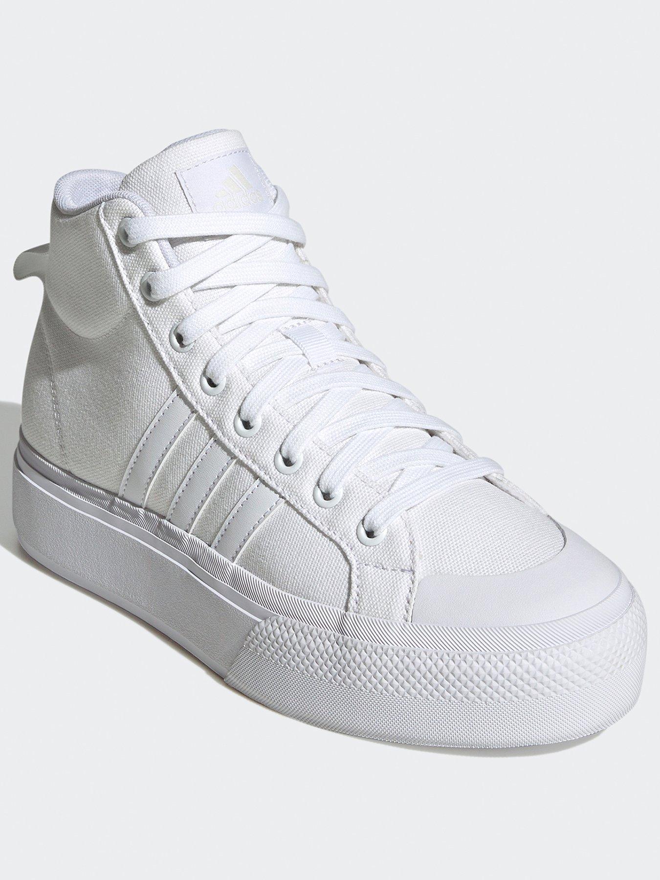 adidas Sportswear Bravada 2.0 Mid Platform Trainers - White | Very.co.uk